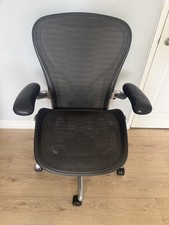 Herman Miller Aeron Size C Polished Aluminium