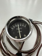 Vintage Halfords Ammeter Gauge