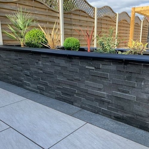 Black grey brown natural stone - black-grey-brown,