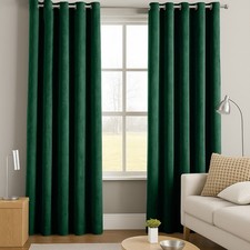 Heavy Blackout Velvet Curtains Made to Measure Curtain Door Window Room Darkness