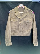 Original British Army Serge Battledress Uniform Jacket - Royal Artillery - 38"