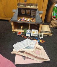 Playmobil Victorian Mansion Dolls House with Furniture Vintage