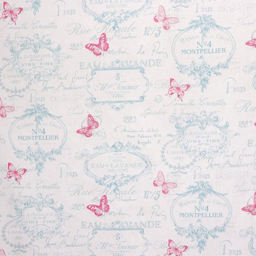Paris toile aqua - paris, 100%