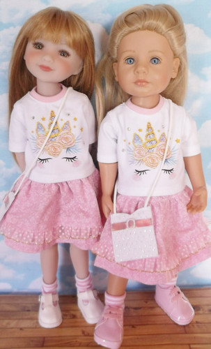 Piece pink unicorn set - 4,