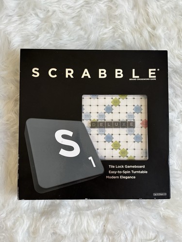 Scrabble deluxe edition black - deluxe,