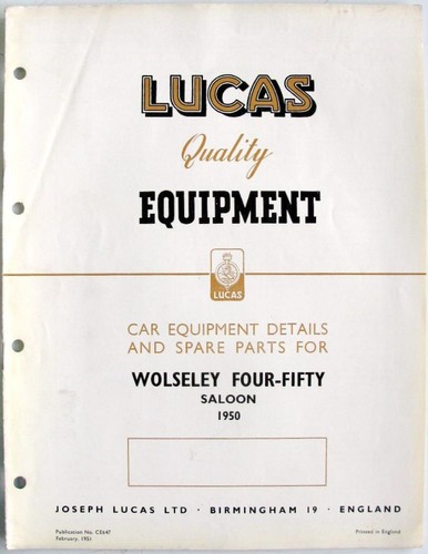 Lucas wolseley four fifty - lucas,