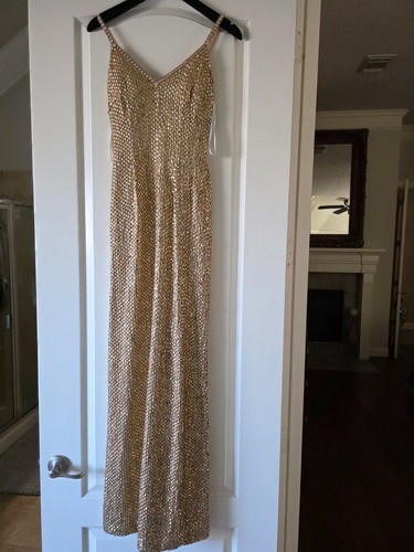 Sherri hill gold - gold, sequin