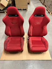 Pair of Honda Civic EP3 Type R Red Recaro Seats Rails 30th Anniversary *UC* 1423