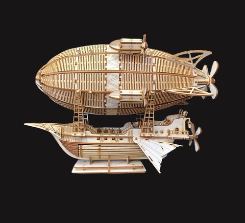 Laser cut wooden - -, steampunk