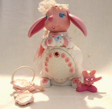 Vintage 1980s Tonka Keypers Joyful Rabbit (Series 2) Complete with Bowtie Finder