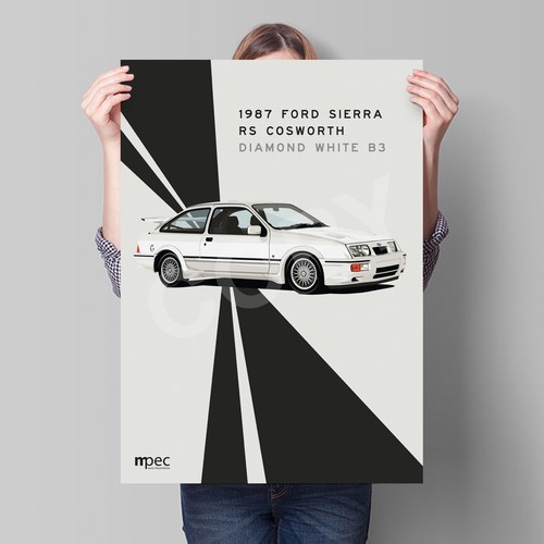 Illustration ford sierra - illustration,