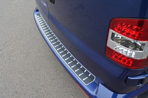 Carbon foiled rear bumper - carbon,
