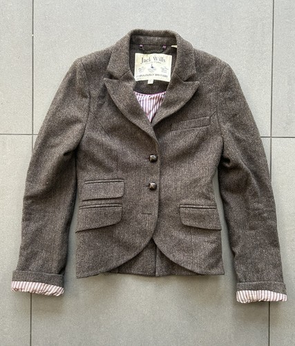Jack wills tweed jacket - tweed, womens