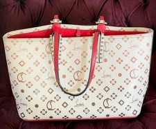 Christian louboutin tote white