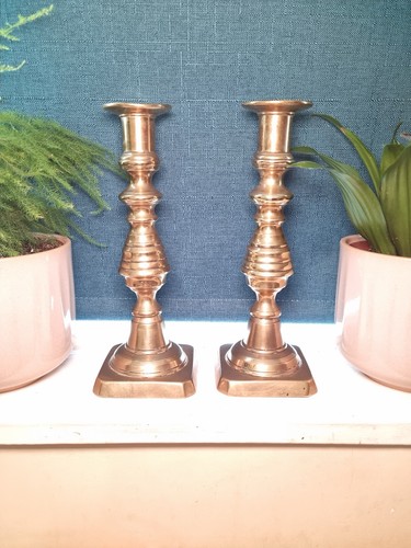 Pair vintage brass - of,