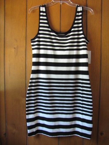 Cute black white striped - white,