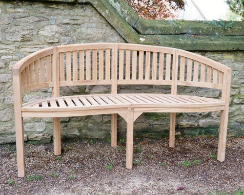 Teak wood curved outdoor - teak,