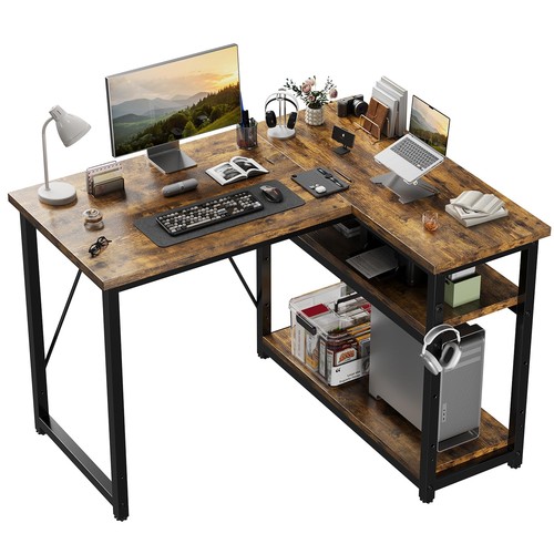 Jummico small shaped desk - shaped,