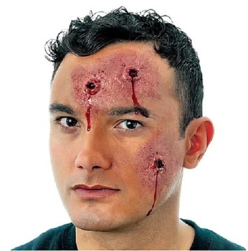 Prosthetic bullet wounds - bullet, latex
