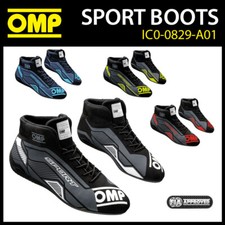 OMP Sport Entry Level Racing Boots Karting Race Rally Fireproof FIA 8856-2018