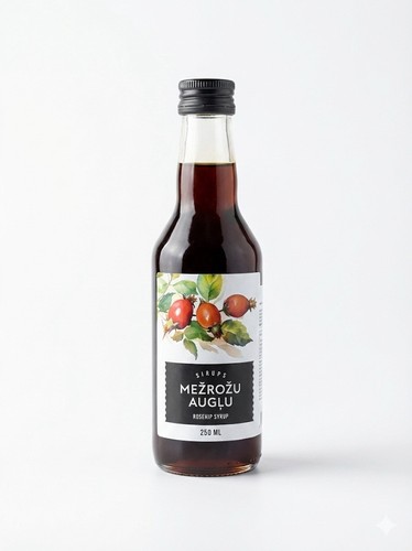 Rosehip fruit syrup - syrup, 250ml