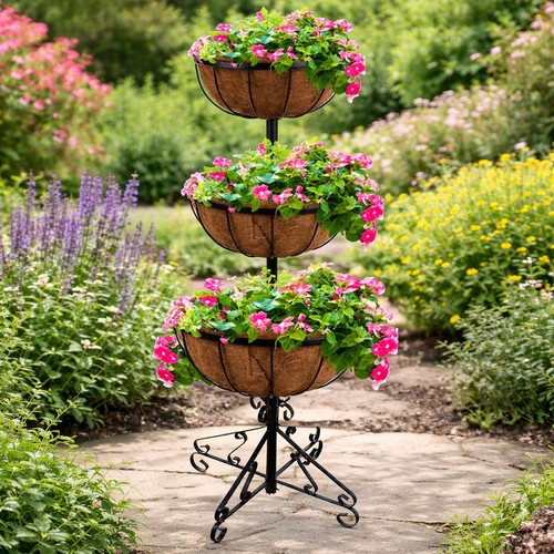 Tier garden flower fountain - 3,