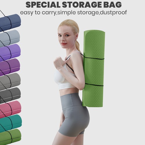 Tpe yoga mat 10mm - 10mm, gym