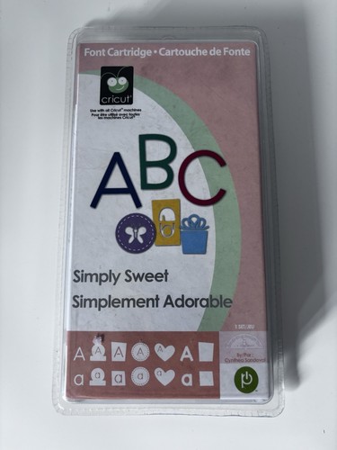 Cricut simply sweet shapes - simply,