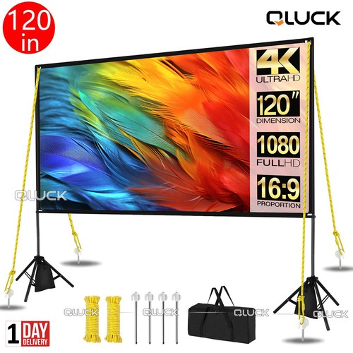 Qluck 120 projector screen - projector,