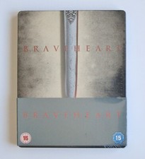 BRAVEHEART BLU RAY - STEELBOOK - PLAY UK EXCLUSIVE - BRAND NEW / SEALED