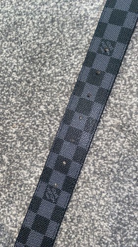 Belt black chequered - belt,