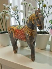 Hand Carved Wooden Horse