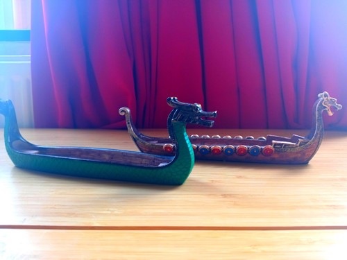 Viking longship ornaments - viking,