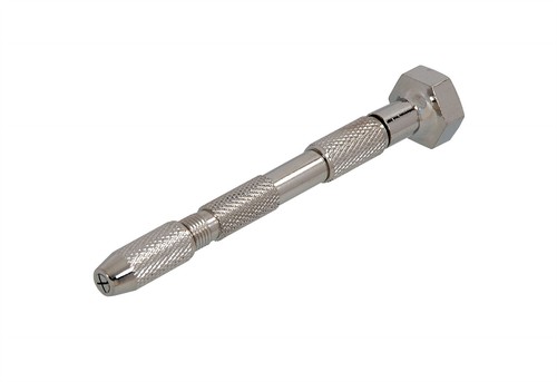 Brass pin vice drill 3mm - brass, 0-3mm