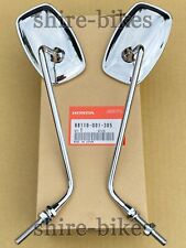 NEW Genuine Honda Chrome Mirrors (Pair) for C100 C110 C102 CA100 CA110 CA102