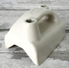 Large Vintage Ceramic Porcelain High Voltage Electric Insulator Paperweight #A