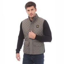 Men's Belstaff Icon Gilet in Grey