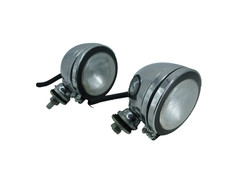 Pair Chrome Spot Lights 4"