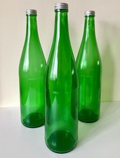 3x Green Empty Glass Bottles - 750ml |  Wine Making
