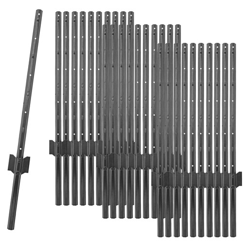 Metal fence posts - fence,