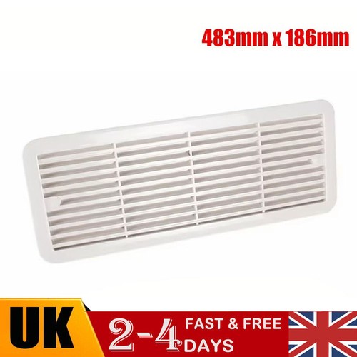 Vent assembly grille white - vent,
