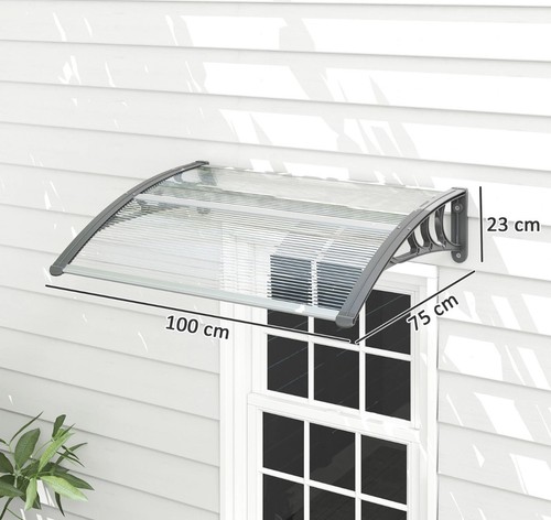 Outsunny door canopy awning - outsunny,