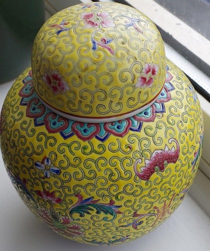 Antique chinese ginger jar - ginger, pot