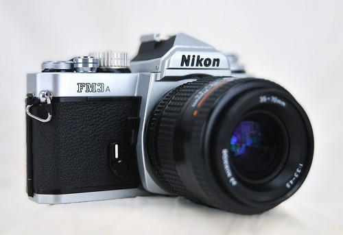 Nikon fm3a 35mm slr film - nikon,