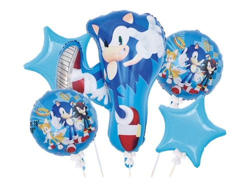 Sonic hedgehog helium balloon - hedgehog,