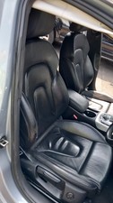 AUDI A4 B8 SALOON S-LINE 2010FRONT AND REAR SEATS BLACK LEATHER