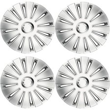 4 x Grey Silver Wheel Trims