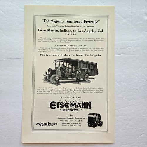 1920 eisemann magneto ignition - eisemann,