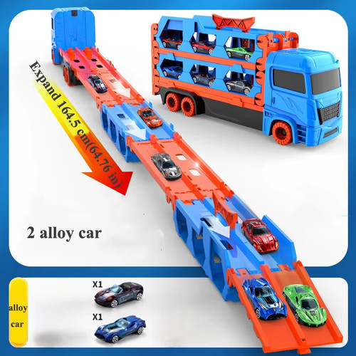 Large car transporter truck - transporter,