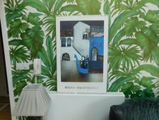 Large Framed Silver Foil Art